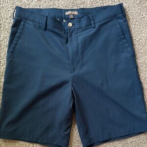 Peter Millar Navy Blue Golf Shorts